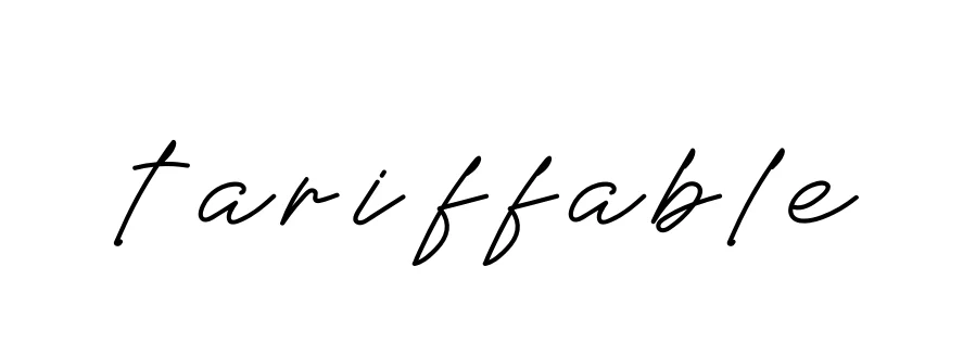 Handwritten Signature for Tariffable - Style 152 Online