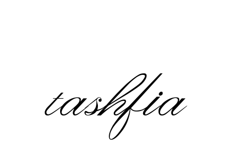 Tashfia signature