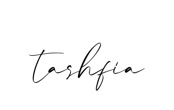 Tashfia signature