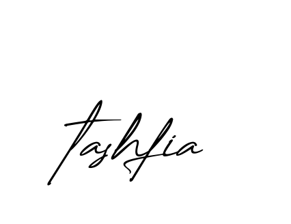 Tashfia signature