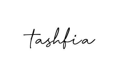 Tashfia signature