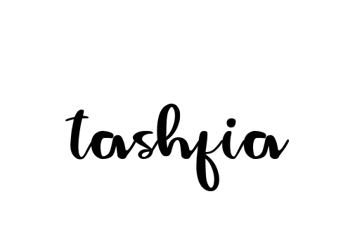 Tashfia signature
