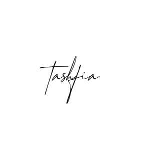 Tashfia signature
