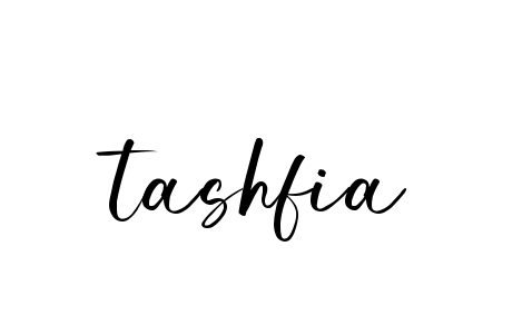 Tashfia signature
