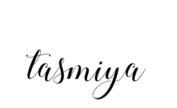 Tasmiya- signature
