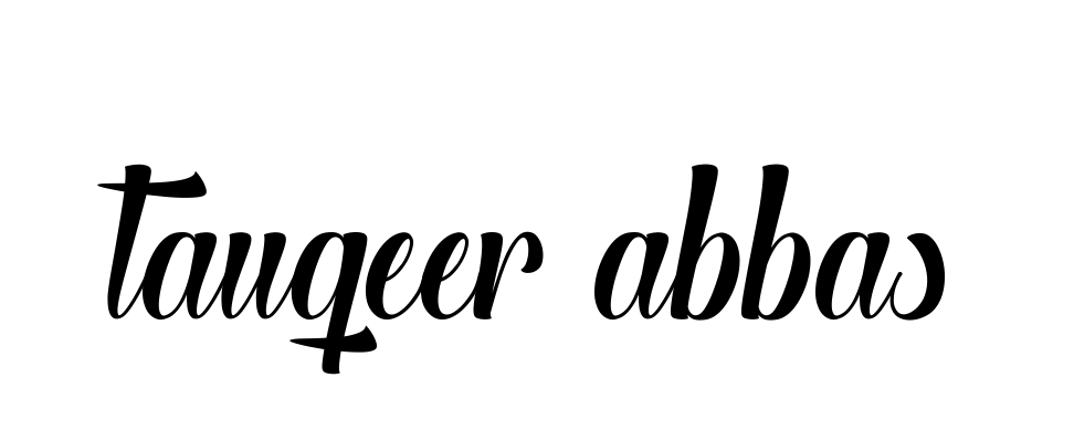 Tauqeer-abbas signature