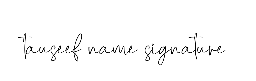 Tauseef-name-signature signature