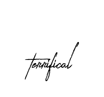 Handwritten Signature for Terrifical - Style 133 Online