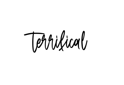Handwritten Signature for Terrifical - Style 143 Online