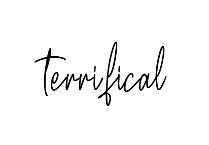 Handwritten Signature for Terrifical - Style 154 Online
