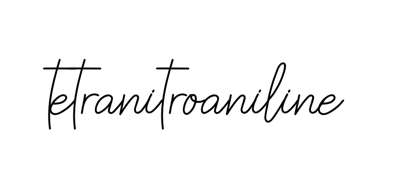 Handwritten Signature for Tetranitroaniline - Style 145 Online