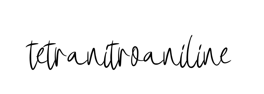 Handwritten Signature for Tetranitroaniline - Style 146 Online