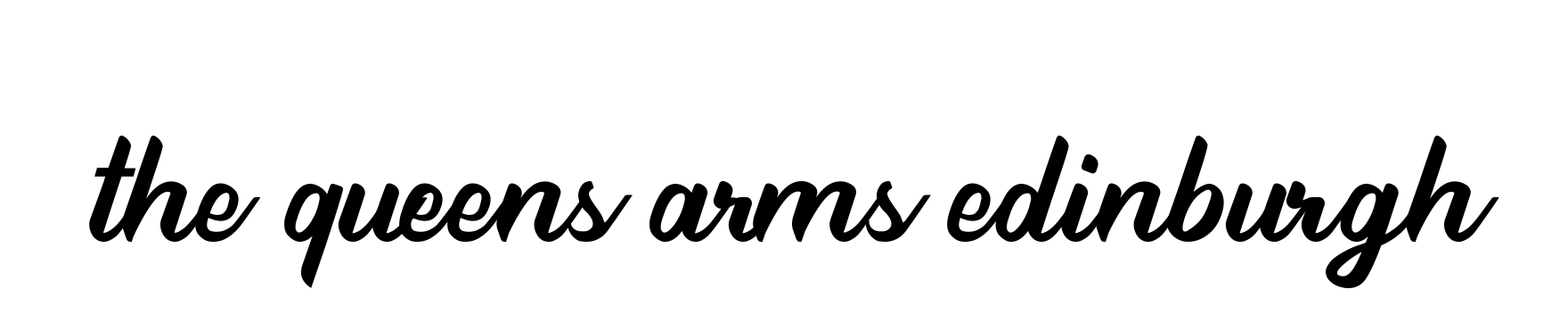 The-queens-arms-edinburgh signature