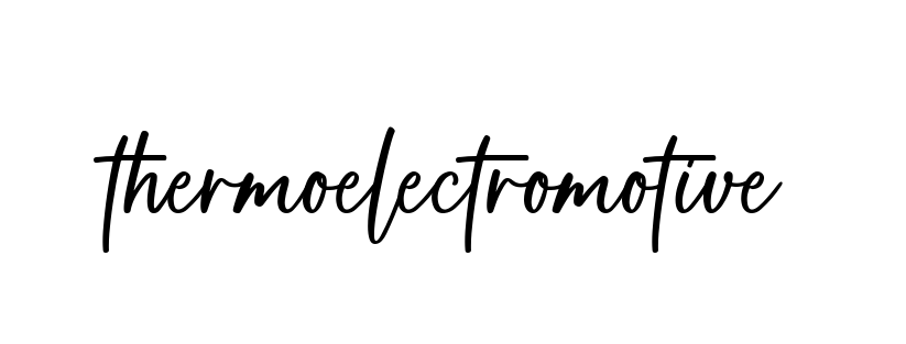 Handwritten Signature for Thermoelectromotive - Style 142 Online