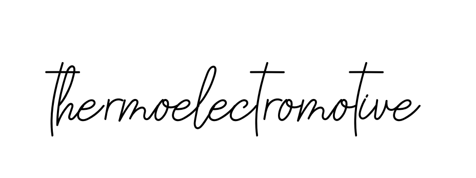 Handwritten Signature for Thermoelectromotive - Style 145 Online