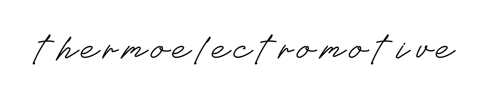 Handwritten Signature for Thermoelectromotive - Style 152 Online