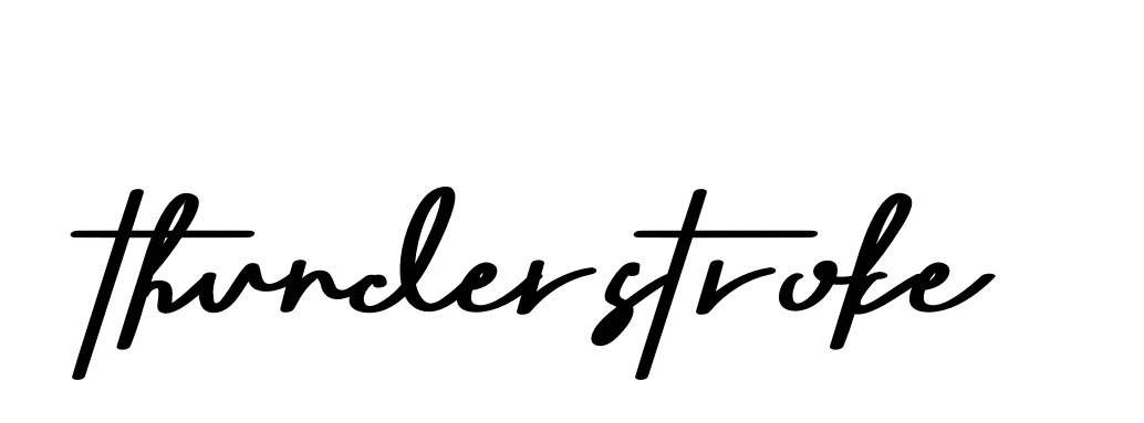 Handwritten Signature for Thunderstroke - Style 135 Online