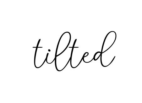 Tilted Signature Style TerselyRegular