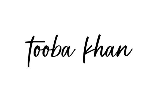 Handwritten Signature for Tooba-khan - Style 142 Online
