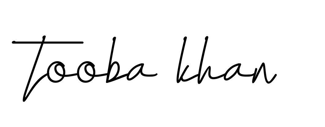 Handwritten Signature for Tooba-khan - Style 155 Online
