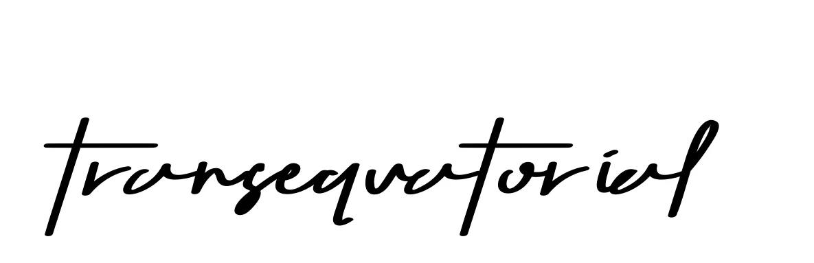Handwritten Signature for Transequatorial - Style 135 Online
