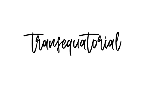 Handwritten Signature for Transequatorial - Style 143 Online