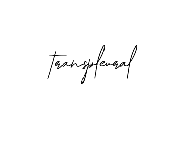 Handwritten Signature for Transpleural - Style 139 Online