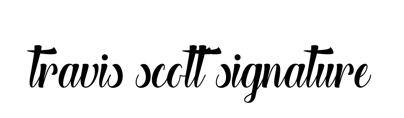 Handwritten Signature for Travis-scott-signature - Style 148 Online