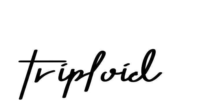 Handwritten Signature for Triploid - Style 135 Online