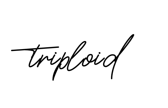 Handwritten Signature for Triploid - Style 150 Online
