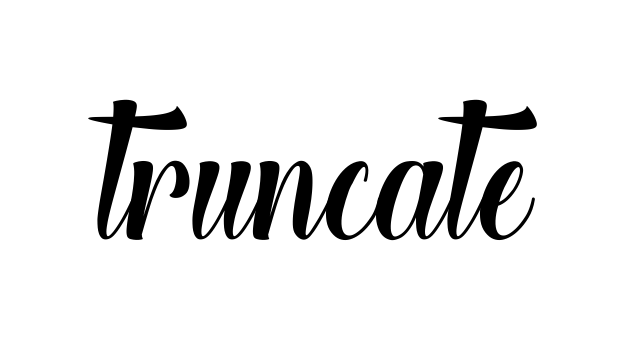 Truncate signature
