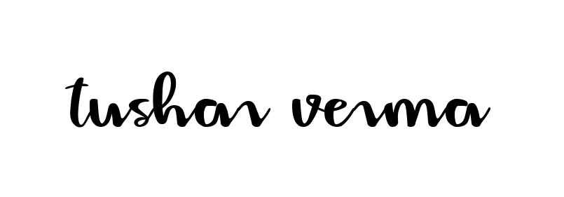 Tushar-verma signature