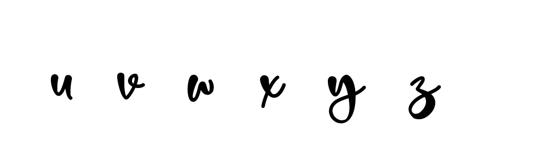 Handwritten Signature for U--v--w--x--y--z-- - Style 136 Online