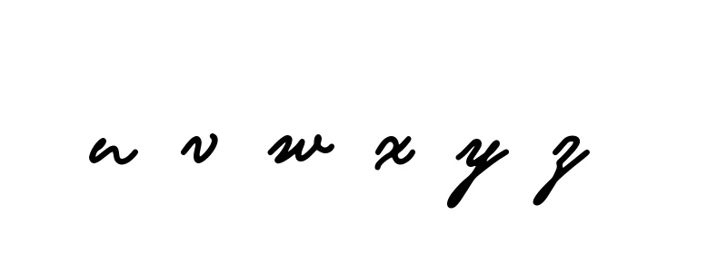 Handwritten Signature for U--v--w--x--y--z-- - Style 137 Online