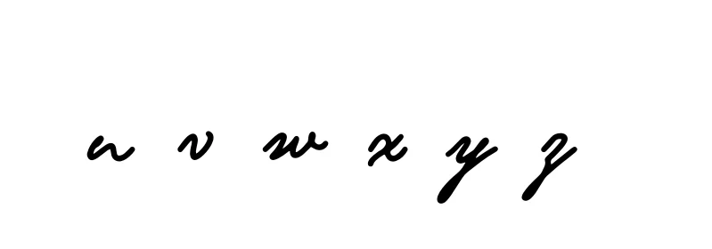 Handwritten Signature for U--v--w--x--y--z-- - Style 138 Online