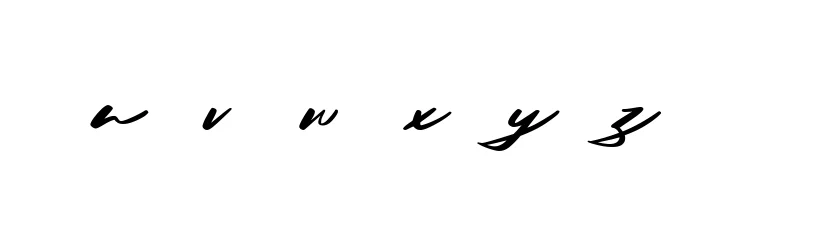 Handwritten Signature for U--v--w--x--y--z-- - Style 140 Online