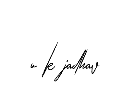 Handwritten Signature for U-k-jadhav - Style 133 Online
