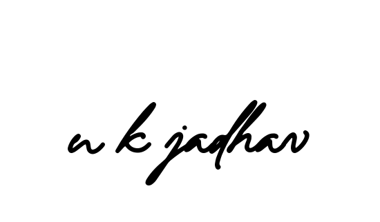 Handwritten Signature for U-k-jadhav - Style 137 Online