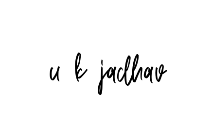 Handwritten Signature for U-k-jadhav - Style 143 Online