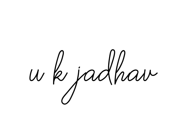 Handwritten Signature for U-k-jadhav - Style 145 Online