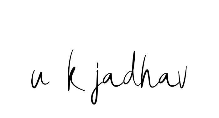 Handwritten Signature for U-k-jadhav - Style 146 Online