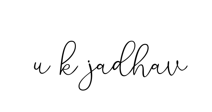 Handwritten Signature for U-k-jadhav - Style 147 Online