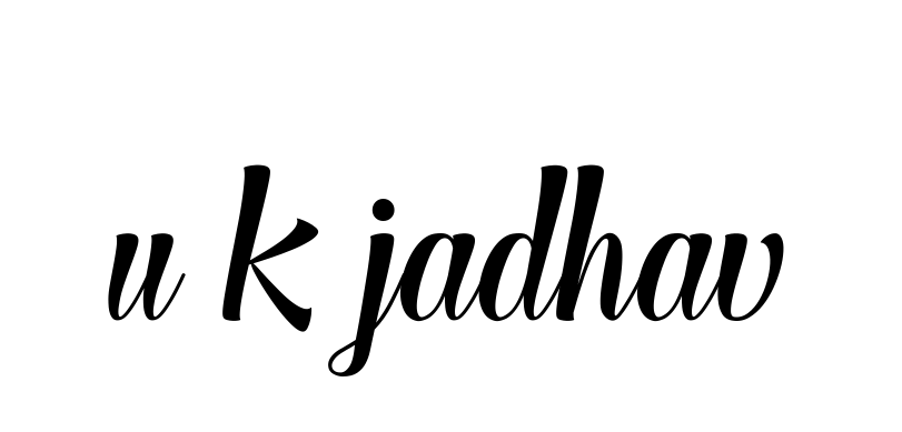 Handwritten Signature for U-k-jadhav - Style 148 Online
