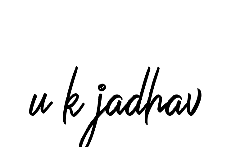Handwritten Signature for U-k-jadhav - Style 149 Online