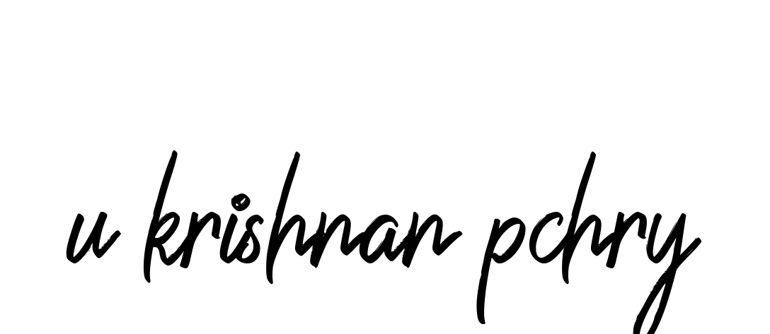 Handwritten Signature for U-krishnan-pchry - Style 149 Online