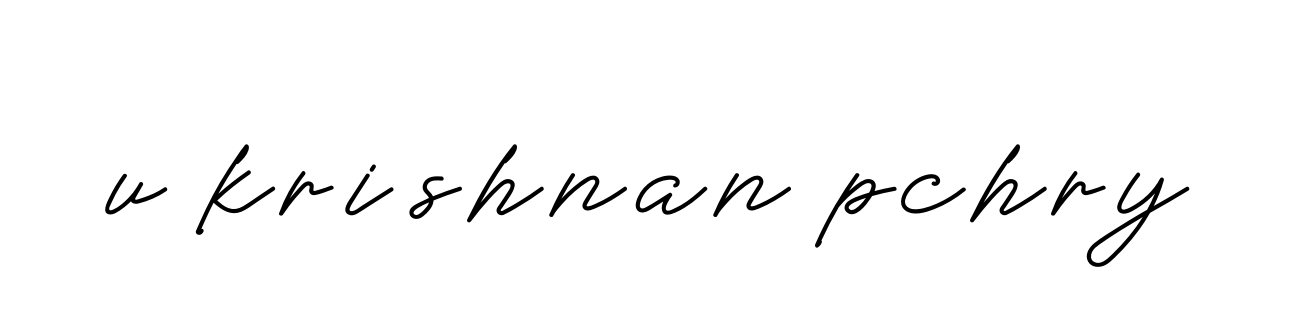 Handwritten Signature for U-krishnan-pchry - Style 152 Online