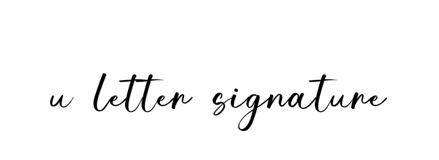 U-letter-signature signature