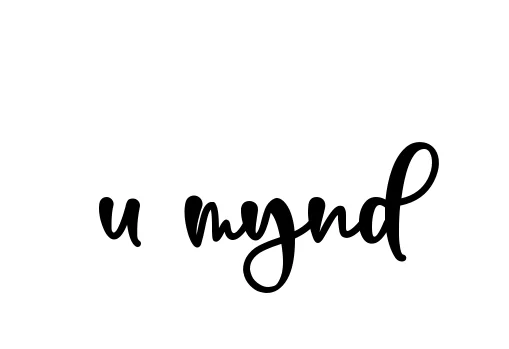 Handwritten Signature for U-mynd - Style 136 Online