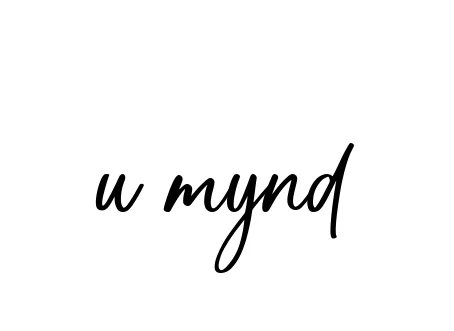 Handwritten Signature for U-mynd - Style 142 Online