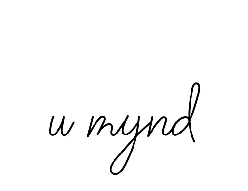 Handwritten Signature for U-mynd - Style 145 Online